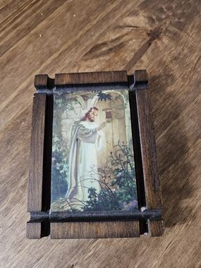 "Vintage" Print On Wood Frame